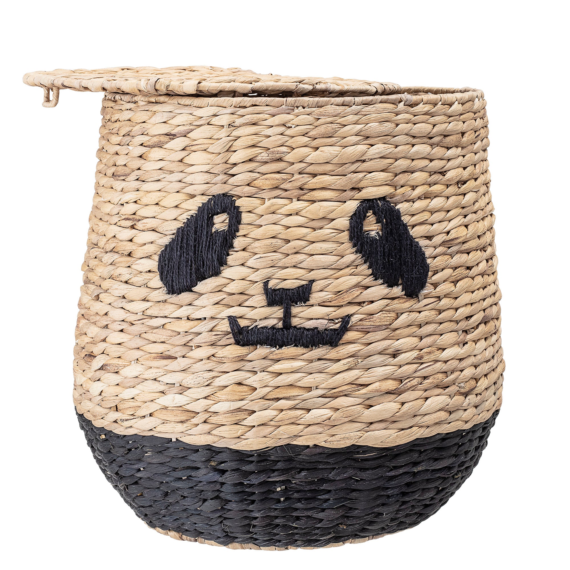Youl Kurv m/Låg, Natur, Vandhyacint - D36xH42 cm - BLOOMINGVILLE MINI - DesignGaragen.dk