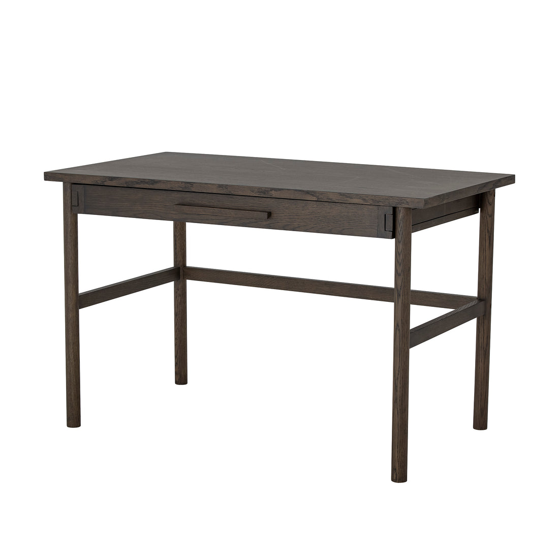 BLOOMINGVILLE Wells Skrivebord, Brun, Ege Finer - L120xH76xW65 cm - DesignGaragen.dk.