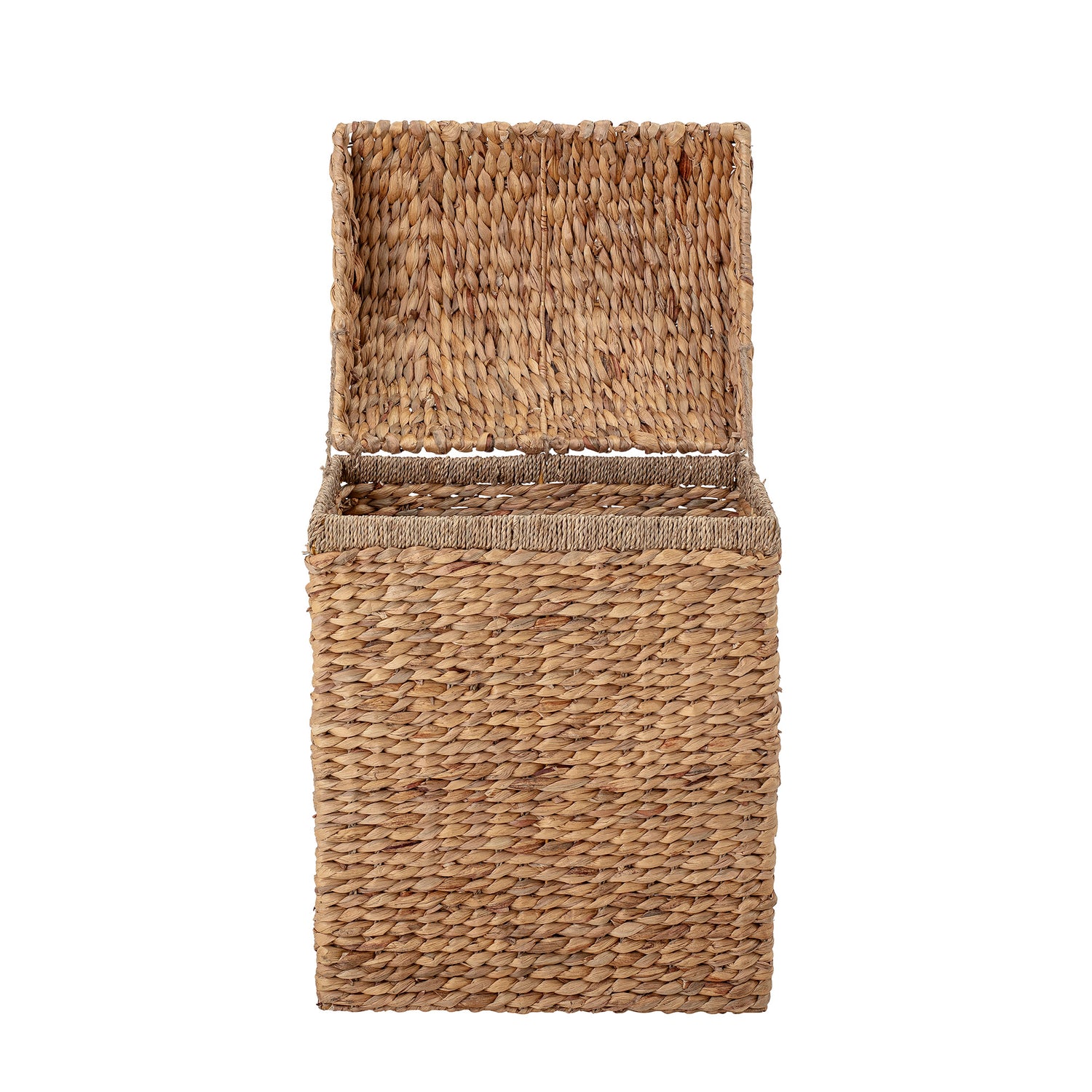 BLOOMINGVILLE MINI Freddie Kurv m/Låg, Natur, Vandhyacint - L44xH60xW35 cm - DesignGaragen.dk.