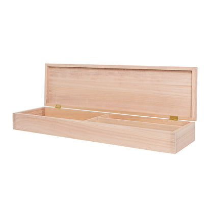 Hübsch - caixa de armazenamento, natureza, imperador Wood L80xh10xb22 cm